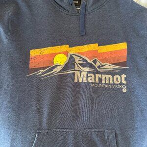 Marmot Men's Sunsetter Hoodie Vintage Navy Heather X Large
